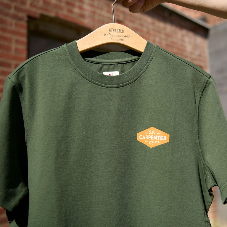 Printed Vintage Tee Green 1